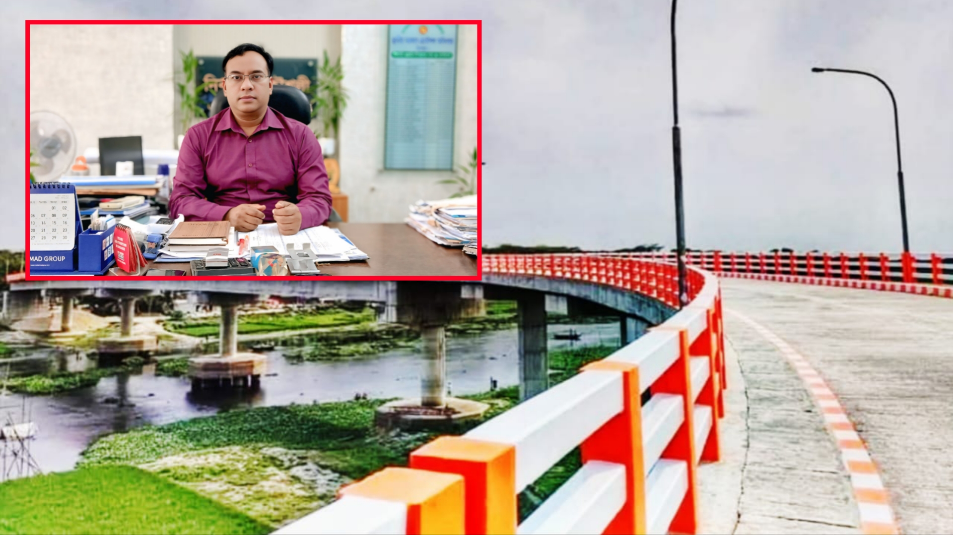 চাঁদপুর এলজিইডির তত্ত্বাবধানে ৫০ কোটি টাকা ব্যায়ে নির্মিত ইসলামপুর সেতু অবহেলিত মানুষের স্বপ্নের প্রতীক