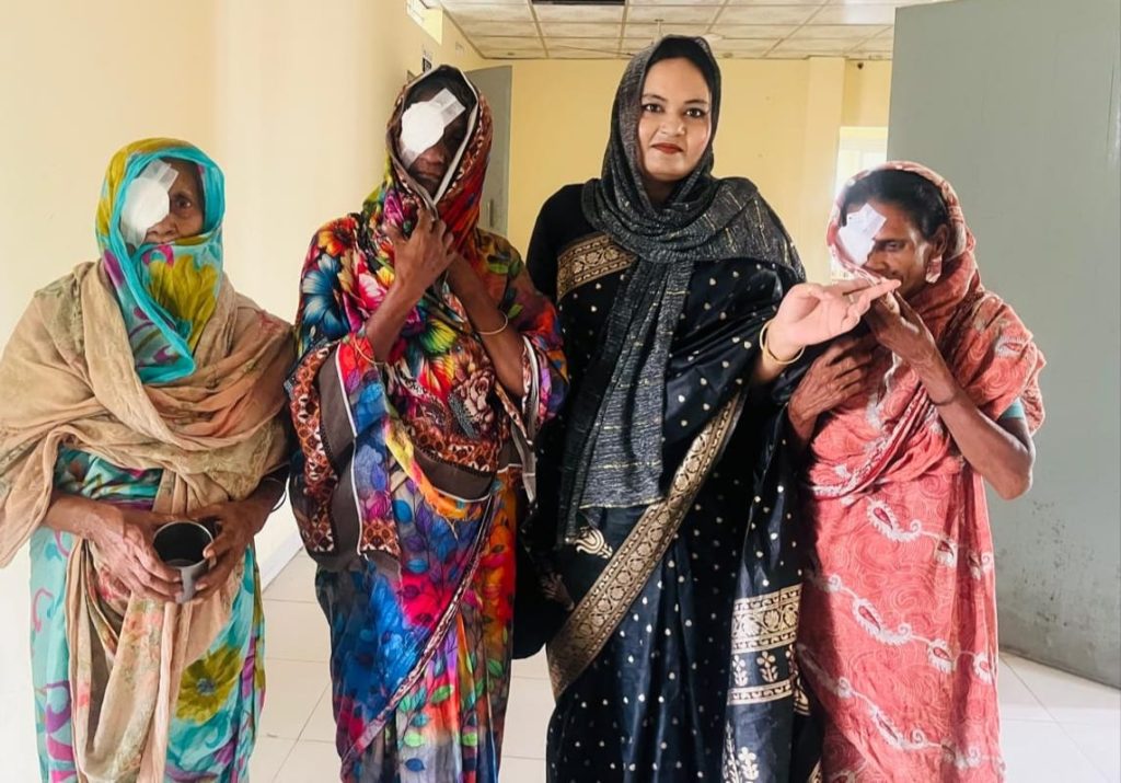 বিনামূল্যে চোখের ছানী অপারেশন করে প্রশংসিত বিজয়ী নারী উন্নয়ন সংস্থা