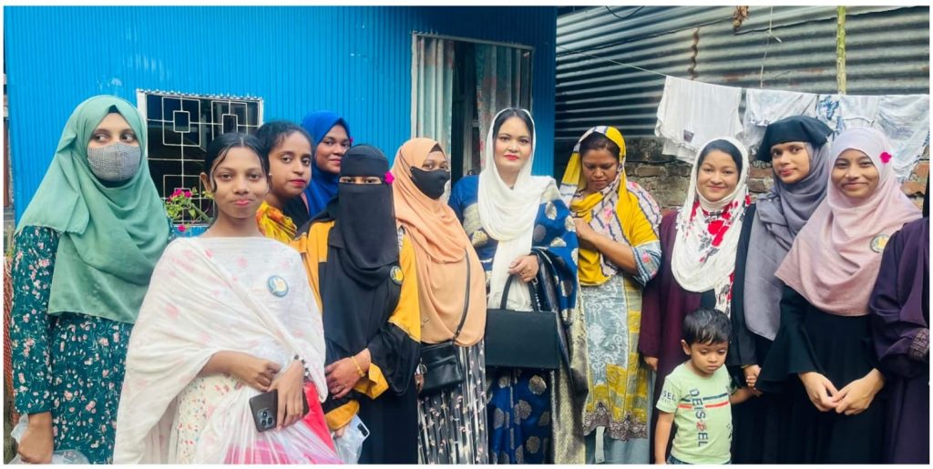 বিজয়ী নারী উন্নয়ন সংস্থার কম্বল পেয়ে অসহায় দুঃখীদের মুখে হাসি