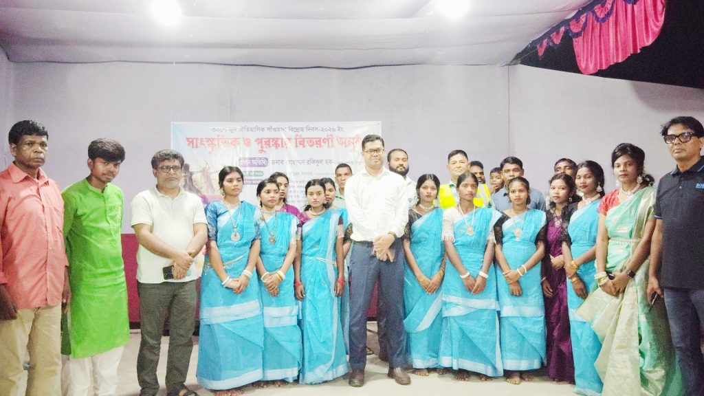 সাঁওতাল বিদ্রোহ দিবসে ঠাকুরগাঁওয়ে সাংস্কৃতিক অনুষ্ঠান ও পুরস্কার বিতরণ